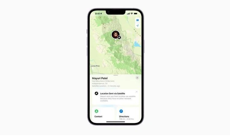 崇义苹果14维修分享iPhone14系列中 FindMy功能通过卫星分享位置方法教程 